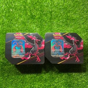 2x 2023 Pokemon Crown Zenith Tin Set ‘Galarian Moltres’
